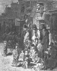 「ウェントワース ストリート、ホワイトチャペル」、1872 年。