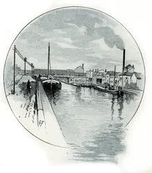 Vista do quai de l