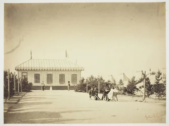 無題[役人]、1857年。