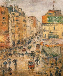 Rue de Clignancourt、パリ、1924年