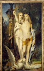 ジェイソンとメデイー 絵画 ギュスターヴ・モロー（1826-1898） 1865年 日。2,04x1,15 m パリ、オルセー美術館
