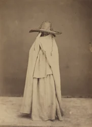 アルジェリアの女性、1850年代後半。