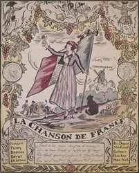 フランスの歌のアレゴリー（カラーリソ）