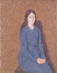 「青いドレスの少女」、1900-1935