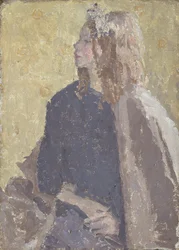 「横顔の少女」、1900-1939