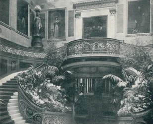 バッキンガム宮殿の大階段、c1899、1901