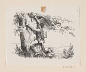 H.C.の「花火」のイラストです。 アンデルセン「おとぎ話と物語」第1巻
