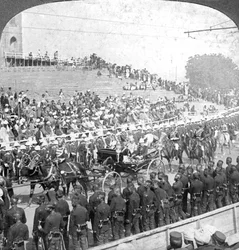 マハラジャの行列、デリー、インド、1912年。