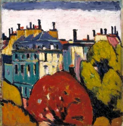 風景、パリ、1912-1914。