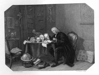 ペトルスキャンパー、オランダの解剖学者、人類学者、博物学者、c1870
