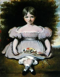 レディ・アデリザ・フィッツァラン・ハワード 1836年頃 （油彩・キャンバス）