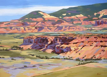 Torrey Overlook, 2024（キャンバスに油彩）