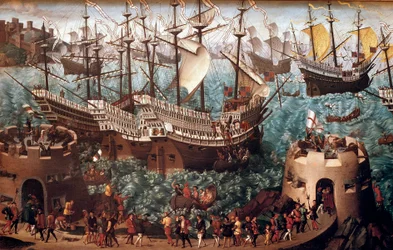 1520 年 7 月 6 日にフランソワ 1 世 (Camp du Drap d