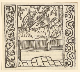 死者の世話、Speculum Passionis、1507、1507 のイラスト。