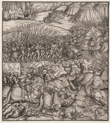 フランスの王が彼の領土でどのようにフォイライセンの王と戦争をしたか、そしてどのようにフォイライセンの王が戦いで死んだか