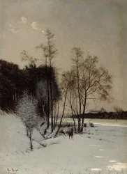 ポーゼンの冬景色、1887