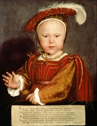 子供の頃のエドワード6世の肖像、1538年頃