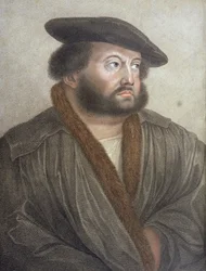 フランチェスコバルトロッツィ（1727-1815）によって彫刻されたハンスホルバイン（14978-1543）の肖像