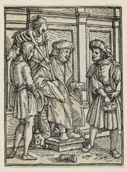 Dance of Death（Lyons）の裁判官、1538、1523-1526
