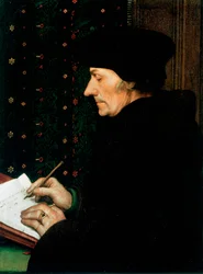 Desiderus Erasmus、オランダ人道主義者および学者、1523年