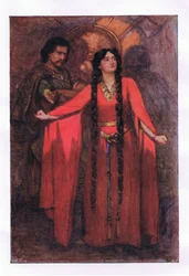 おお！ 1920年代のGeorge Harrap＆Co Ltdによって出版されたシェイクスピアの全集から、明日を見ることは決してありません（MacBeth）