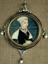 ペンバートン夫人の肖像、c1535