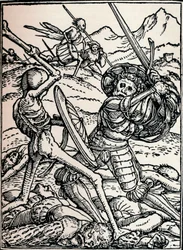 騎士と死、1538、1917