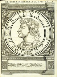 ヘンリー1バードキャッチャー、ローマ時代の東西の指揮官による古代硬貨の最も真実な画像、ルドルフヴィッセンバッハの彫刻、アンドレアスゲスナーZ作