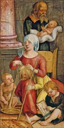 メアリーサロメとその家族、1515年
