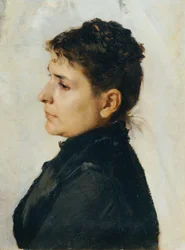 プロフィールの女性