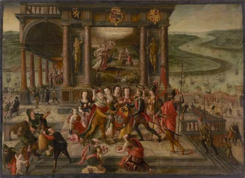1585 年 8 月 17 日のアントワープ陥落の寓意、1585 年から 1586 年。