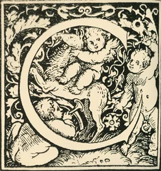 C-Hans Weiditzによるアルファベット、c1520-1521、1908。