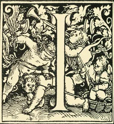 I-Hans Weiditzによるアルファベット、c1520-1521、1908。