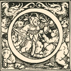 O-Hans Weiditzによるアルファベット、c1520-1521、1908。