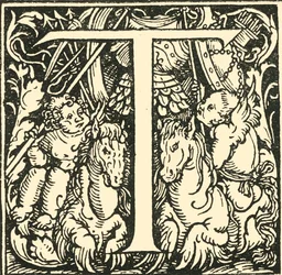 T-Hans Weiditzによるアルファベット、c1520-1521、1908。
