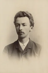 ヴィルヘルム・ハンマースホイの肖像 1864-1916, 1889.