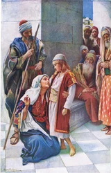 Wist ye not , illustration fromharold Copping Pictures：The Crown Series、c.1920s