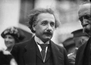アルバート・アインシュタイン、ワシントン、1922年頃（モノクロ写真）
