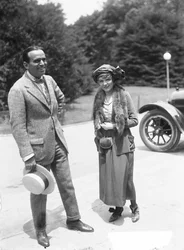 Douglas Fairbanks e Mary Pickford, c.1915 (foto em preto e branco)