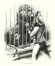 セーラーとライオン（彫刻