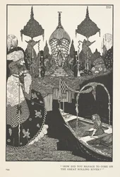 雪の女王どうやってこの大河に乗ることができたのですか？