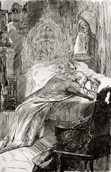 チャールズ・ディケンズの『The Old Curiosity Shop』のイラスト