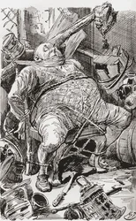 Ilustração para o romance de Charles Dickens, Barnaby Rudge