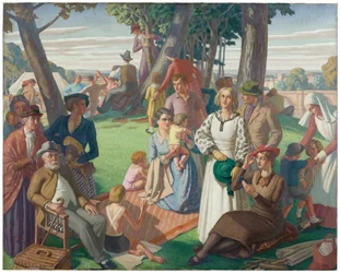 休日、1935