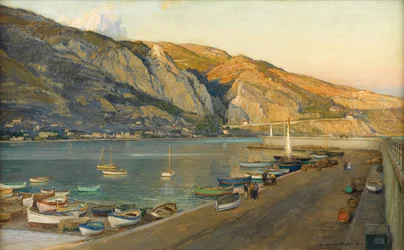 コートダジュール、マントンの港