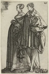 踊るカップル、The Large Wedding-Dancers のプレート 10