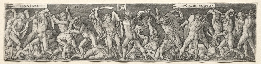 ハンニバルファイティングスキピオ、1538年。