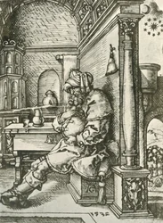ジェイコブはジョセフの夢について瞑想している、1532年、1908年。