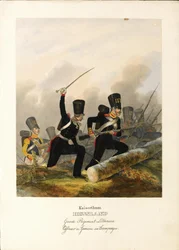 リトアニアのライフガード連隊、1838年頃
