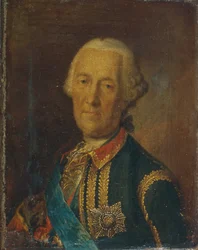フィールドの元帥と政治家の肖像バークハルト・クリストフ・フォン・ミュニッヒ1683-1767、1764